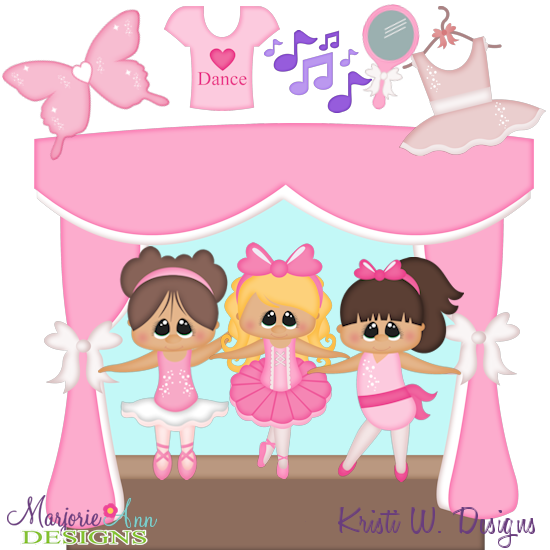 When I Grow Up~Ballerina Two Cutting Files-Includes Clipart - Click Image to Close